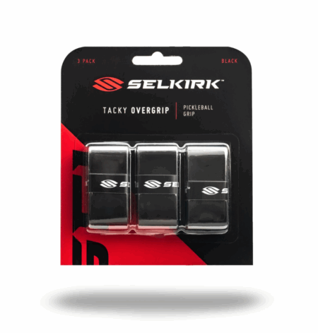 SELKIRK Tacky Black pickleball gripsų pakuotė, 3 vnt.