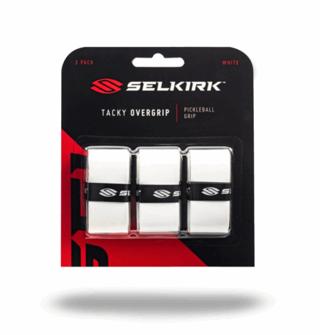 SELKIRK Tacky White pickleball gripsų pakuotė, 3 vnt.